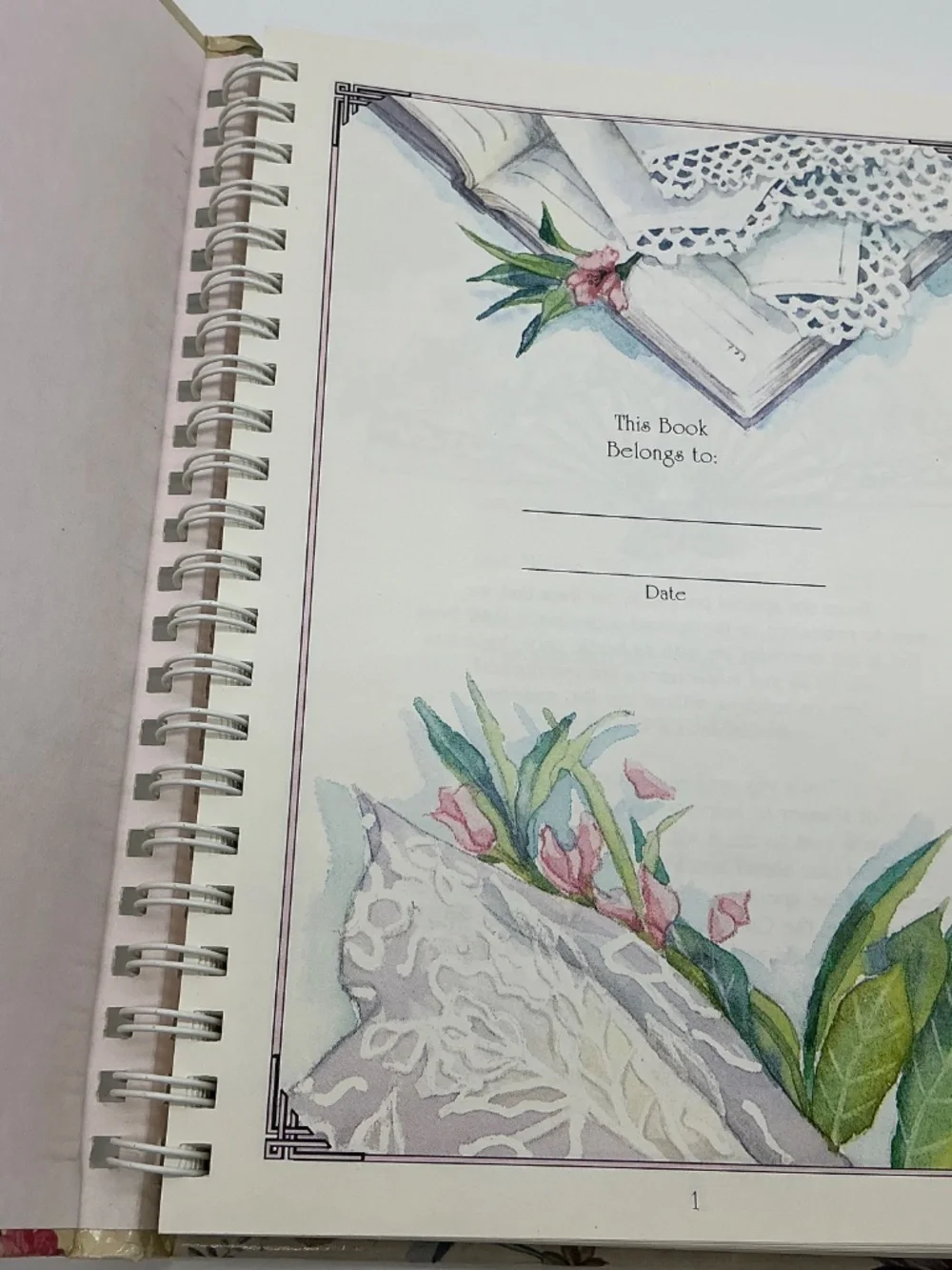 Vintage Gift Planner Notebook Journal